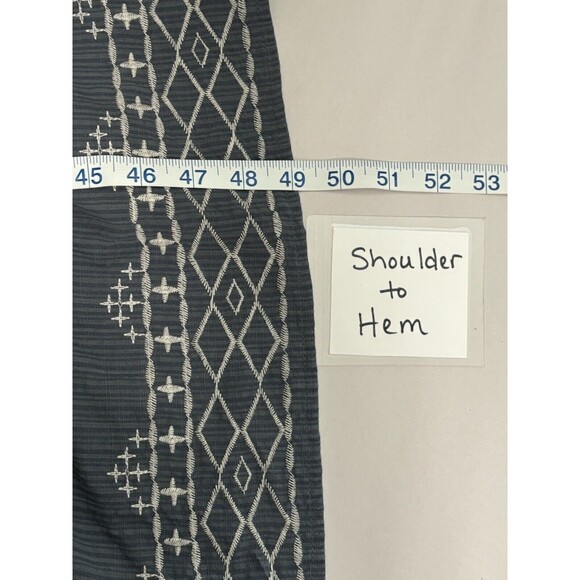 Knox Rose Womens Cottagecore Dress XXL Midi Tier Embroidery Ruffle Peasant NEW - Picture 15 of 15